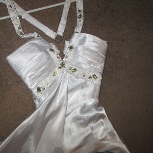 Beautiful formal white dress